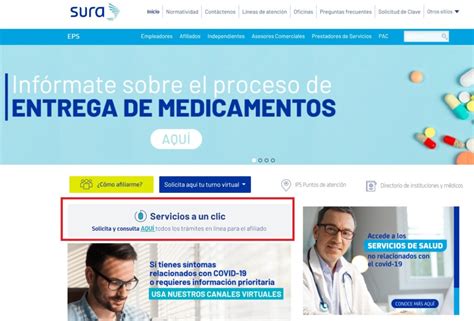 solicitud citas sura|Servicios a un click